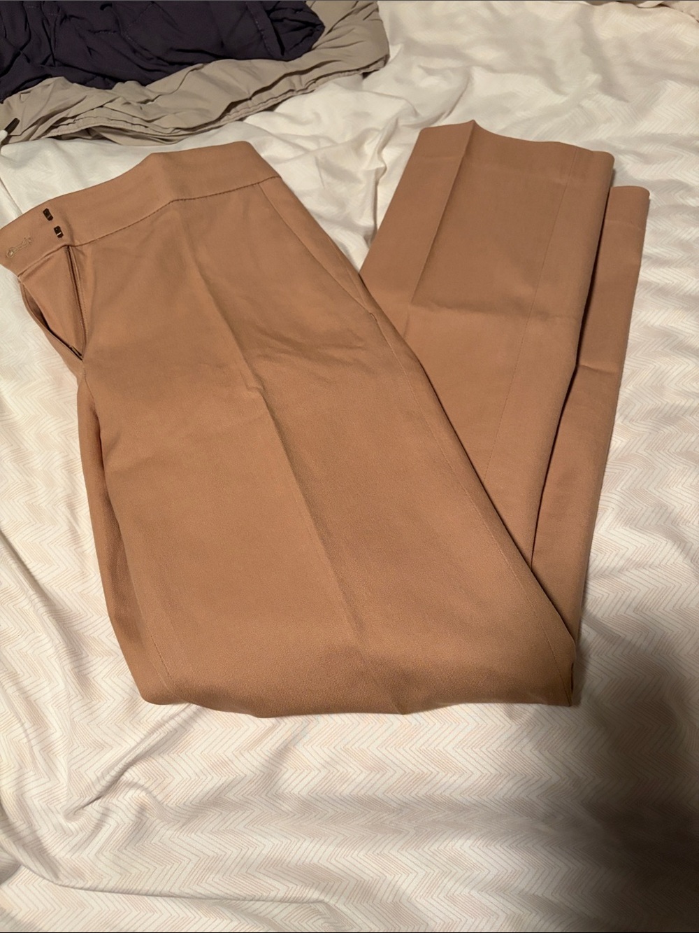 J Crew Straight Leg Pants in Camel - 0